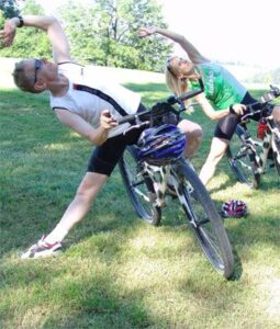 Bike-walking, Yoga Institut Baden-Daettwil mit Daniel G. Suessli