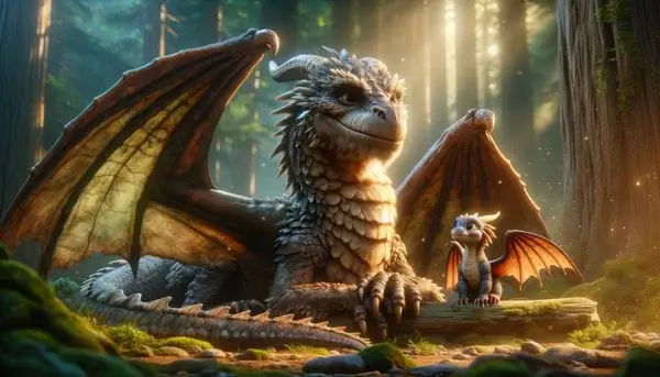 Drachen-Spirit im Krafttier Yoga – Symbol für Kraft, Fantasie und Willenskraft